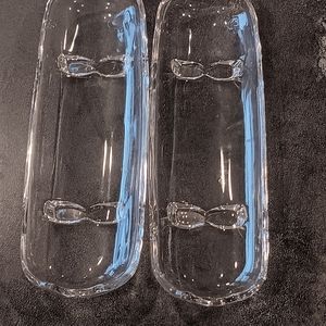 Vtg. Glassware, Chantilly Corn holders, storage, kitchen,